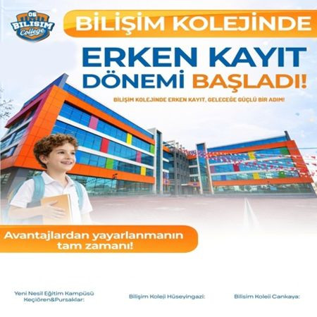 Bilişim Kolejinde Erken Kayıt Dönemi Başladı!