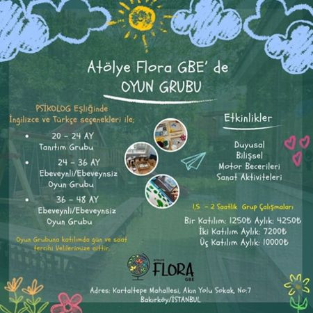 Atölye Flora Oyun Grupları Başlıyor! ✨