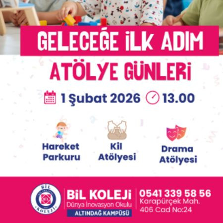 4-5 yaş öğrencilerimizin katılım sağlayabileceği, ücretsiz ebeveyn-çocuk atölyelerimize katılım için hemen yerinizi ayırtın.