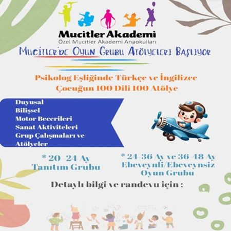 🎨 Mucitler Akademi’de Oyun Grubu Atölyeleri Başlıyor! 🚀