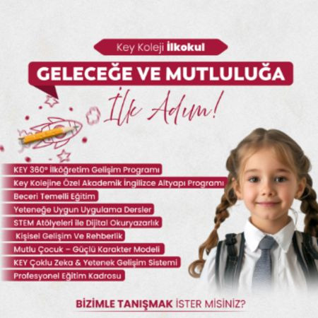 Geleceğe atılan her güçlü adım, sağlam bir ilkokul temeliyle başlar.