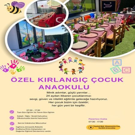 🏫 Minik Adımlar, Güçlü Yarınlar: Özel Kırlangıç Çocuk Anaokulu!