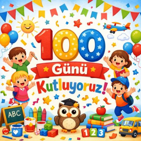 Okulumuzda 100. Gün Kutlaması