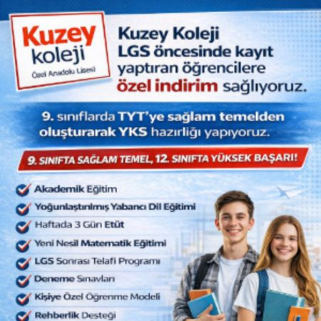 LGS öncesi indirimli  okul kayıt kampanyası