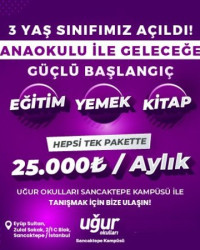 Sancaktepe Kampüsü Anaokulu Kayıt Duyurusu