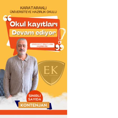📢 Karataraklı Üniversiteye Hazırlık Okulu’nda Kayıtlar Devam Ediyor