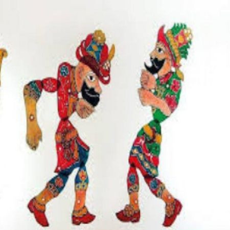 Karagöz ve Hacivat Gölge Sahnesi