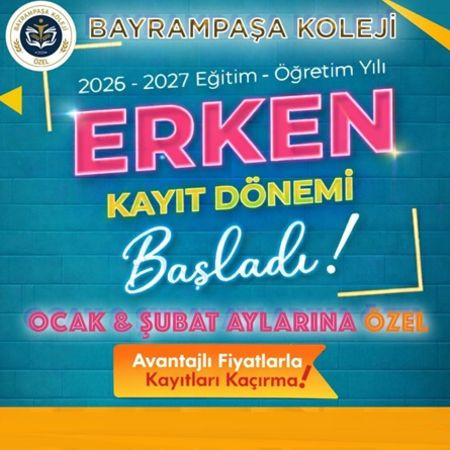 🔔 Geleceğe Erken Kayıt Avantajıyla Hazırlanın!