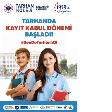 Tarhan Koleji’nde Kayıt Kabul Dönemi Başladı