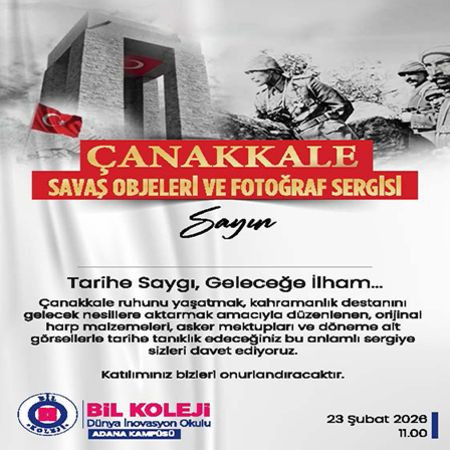 ÇANAKKALE SAVAŞ OBJELERİ VE FOTOĞRAF SERGİSİ