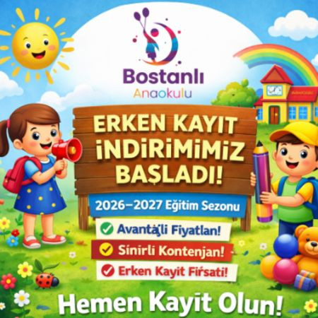 ERKEN KAYIT İNDİRİMİMİZ BAŞLADI....!!!