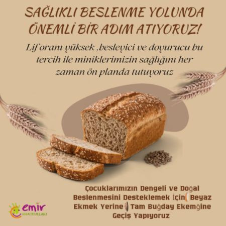 Miniklerimizin Sofrasına Sağlık Geliyor 🥖