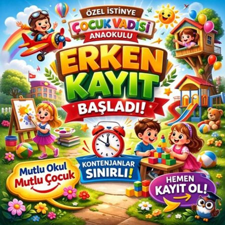 Erken Kayıt Dönemimiz Başladı!