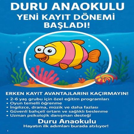 Duru Anaokulu’nda Yeni Dönem Heyecanı Başlıyor!