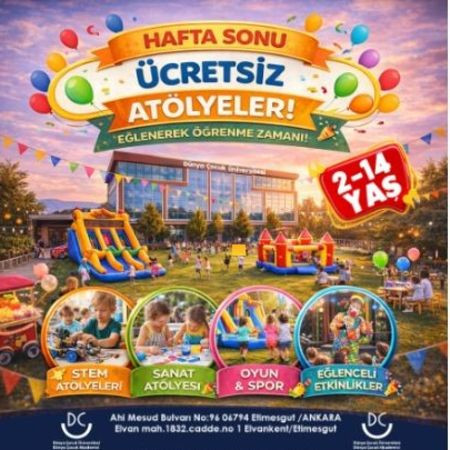 🎈 Hafta Sonu Eğlencesi Başlıyor!