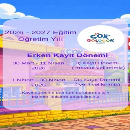 Gülücüklerle Dolu Bir Gelecek: Çok Gülücük Anaokulu 2026-2027 Kayıtları Başladı!