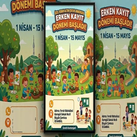 Ferah Altın Çocuk Anaokulu’nda Erken Kayıt Avantajları Başladı!