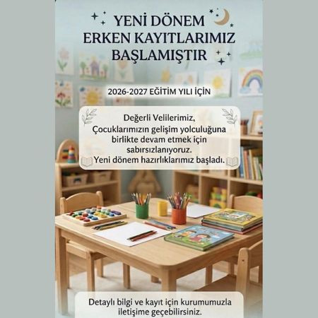 Yeni Dönem Erken Kayıtlarımız Başladı!