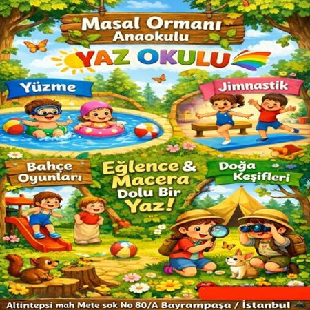 Masal Ormanı Anaokulu’nda Eğlence ve Macera Dolu Bir Yaz!