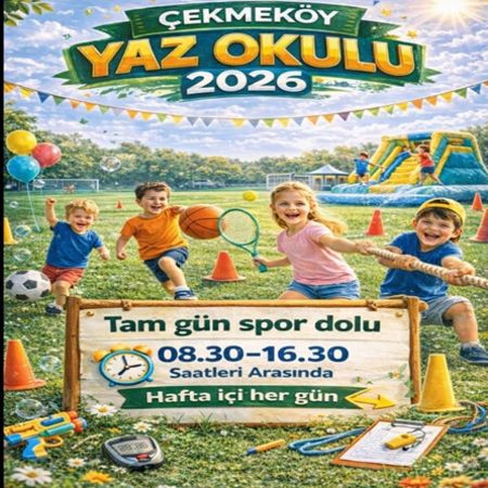 Çekmeköy’de Enerji Dolu Bir Yaz: 2026 Yaz Spor Okulu Kayıtları Başladı!