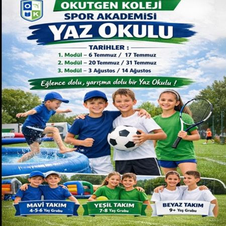Okutgen Koleji Spor Akademisi’nde Eğlence ve Spor Dolu Bir Yaz Başlıyor!