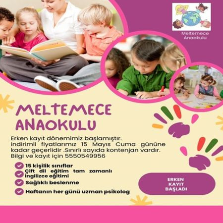 Meltemece Anaokulu’nda Erken Kayıt Dönemi ve İndirimli Fiyat Avantajı Başladı!