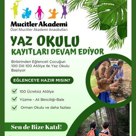 Eğlenceye Hazır Mısın? Yaz Okulu Kayıtlarımız Devam Ediyor!