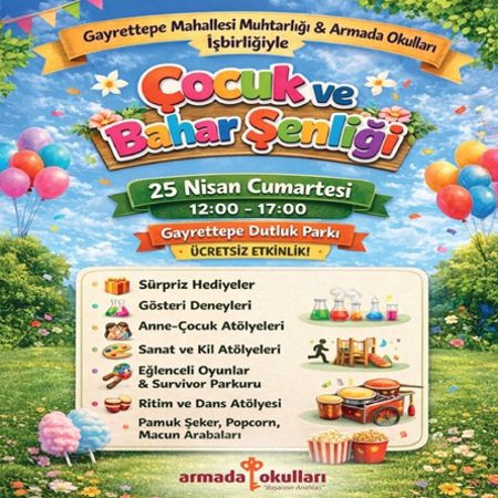 ÇOCUK VE BAHAR ŞENLİĞİNE DAVETLİSİNİZ!
