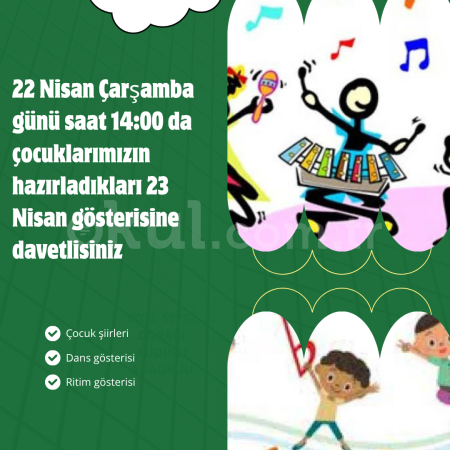 23 Nisan gösterisi