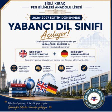 YABANCI DİL SINIFI AÇILIYOR