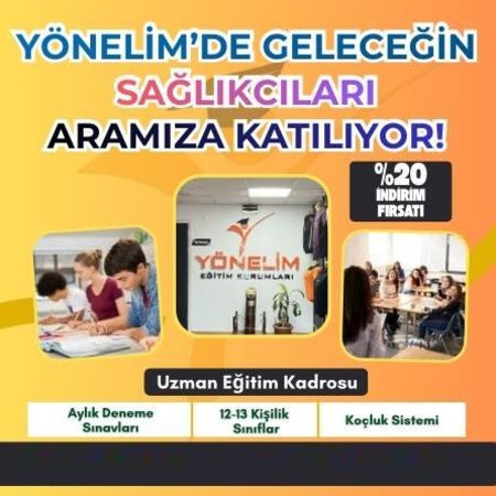 Geleceğin Sağlıkçıları Yönelim Eğitim Kurumlarında Yetişiyor!