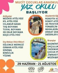MUCİT ÇOCUKLAR ANAOKULU YAZ OKULU BAŞLIYOR!