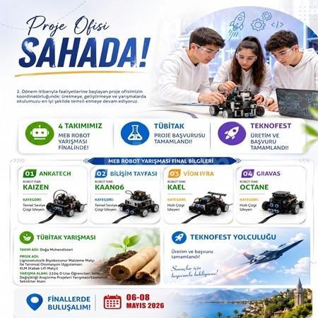 Proje Ofisimiz Sahada! 🤖🛠️
