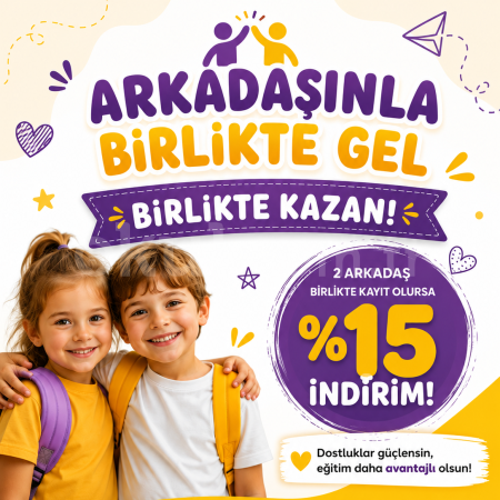 İkili Kayıta Özel %15 İndirim Kampanyası