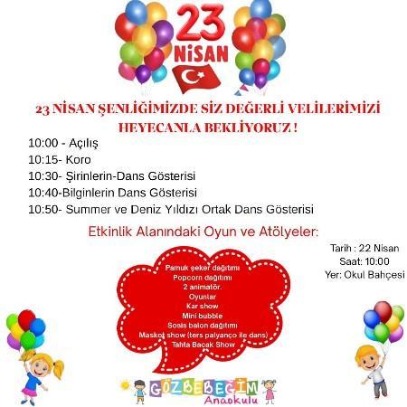 23 Nisan Şenliğimizde Buluşuyoruz!