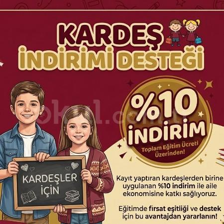 Anabilim'de Kardeş İndirimi!