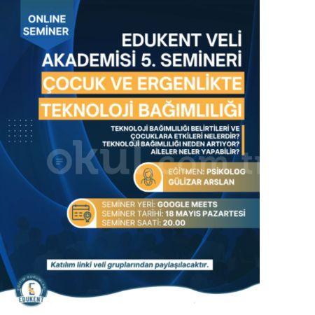 EDUKENT VELİ AKADEMİSİ 5. SEMİNERİ