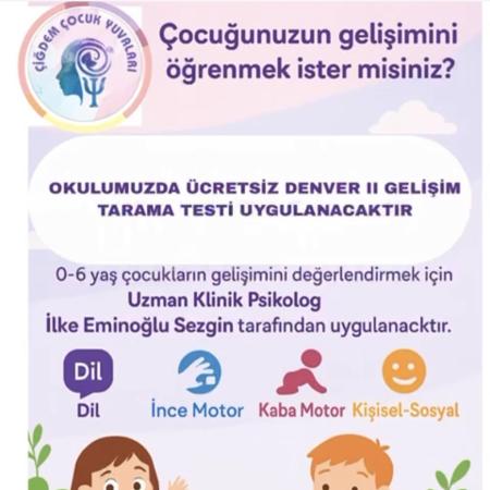 Ücretsiz Denver II Gelişim Tarama Testi