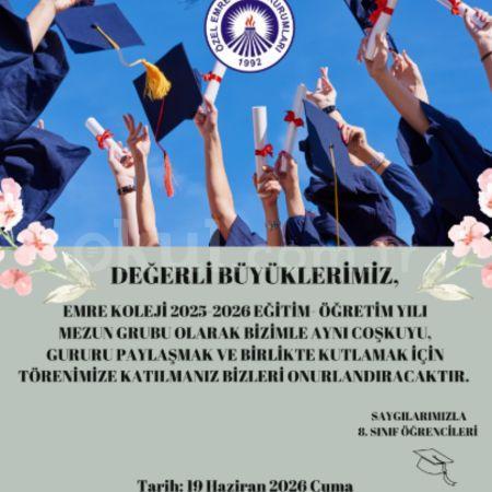 ORTAOKUL MEZUNİYETİMİZDE GURUR VE COŞKUYLA BİRLİKTE OLACAĞIZ