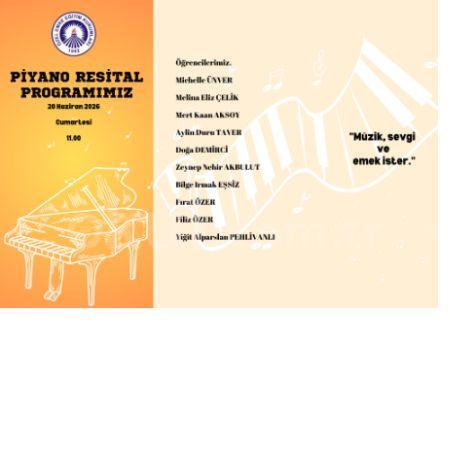 PİYANO RESİTALİMİZ