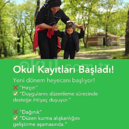 Çocuğunuzun çocukluğunu birlikte koruyalım.  Yeni dönem başvuruları başladı.”