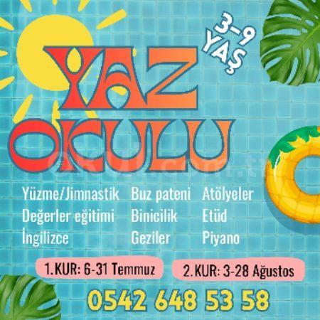Yaz Okulumuz 6 Temmuz'da başlıyor!