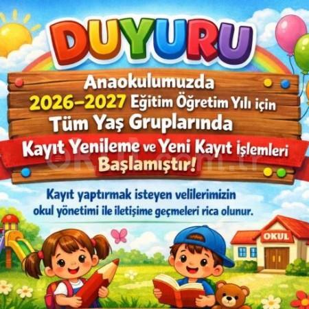 YENİ DÖNEM KAYITLARI