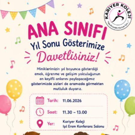 ANAOKULU YIL SONU GÖSTERİMİZ
