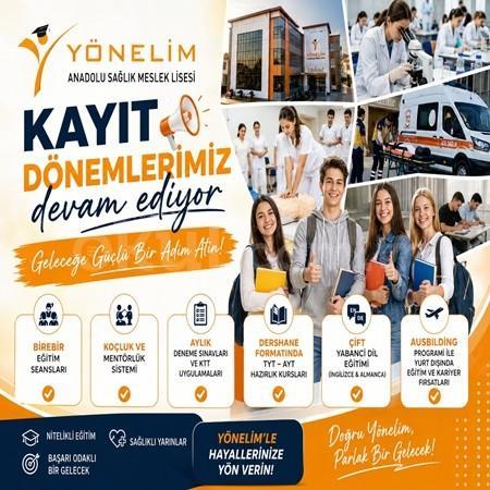 Geleceğe Güçlü Bir Adım: Yönelim Anadolu Sağlık Meslek Lisesi! 🩺✨