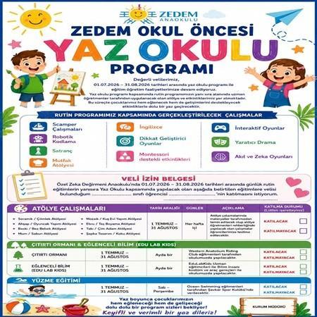 Yaz Okulu Başlıyor! ☀️