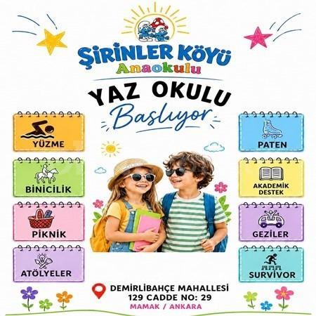 🌞 Şirinler Köyü’nde Unutulmaz Bir Yaz Macerası Başlıyor! 🎒✨