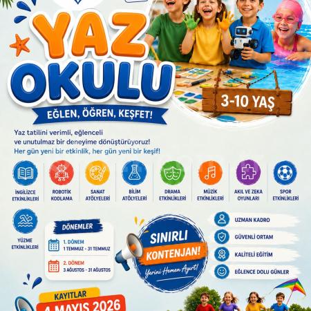 YAZ OKULUMUZ BAŞLIYOR!