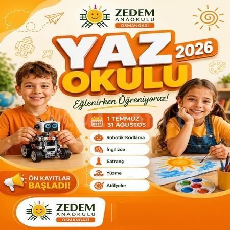 ☀️ Eğlenirken Öğrenen Çocuklar: ZEDEM Yaz Okulu 2026 Başlıyor!