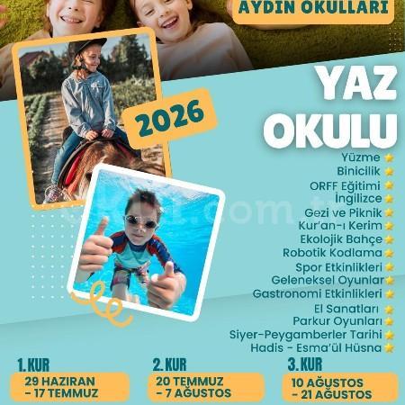 ☀️ Aydın Okulları’nda Eğlence ve Öğrenme Dolu Bir Yaz! ☀️